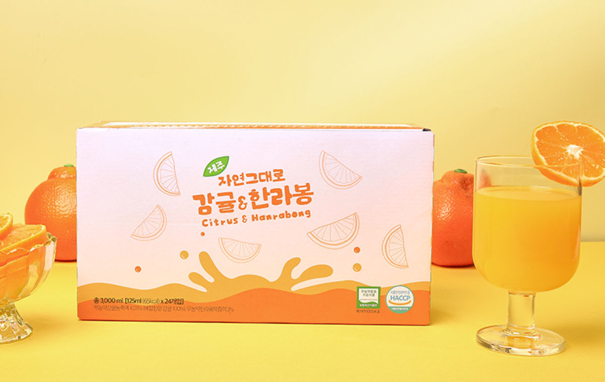 🌿 The Pure Taste of Jeju: Organic Hallabong, Tangerine, and Kiwi🍊🥝 (24ea/box)