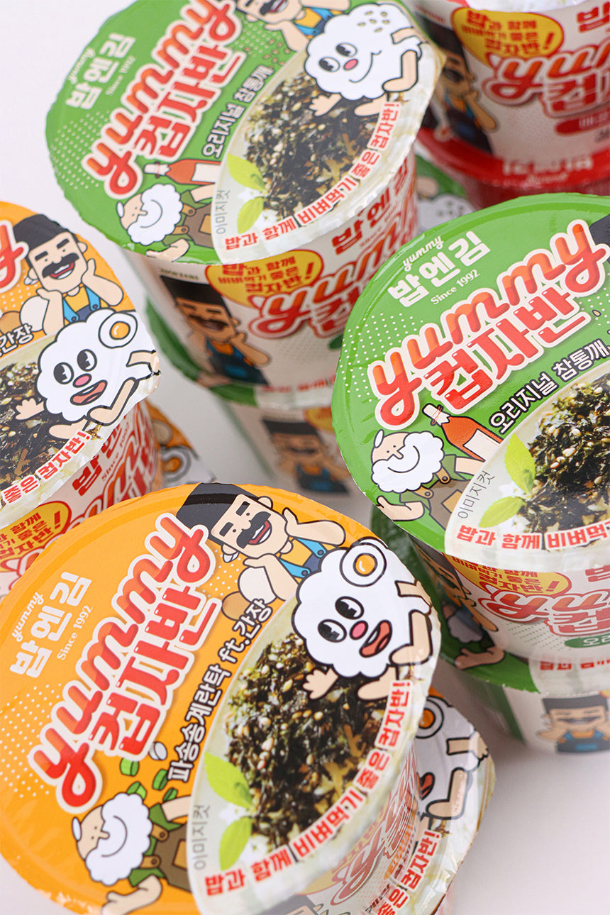 Yummy Gim Cups: Korean Laver On-the-Go! (1 BOX / 12EA)