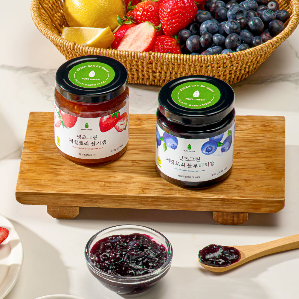 Guilt-Free Fruit Jelly — Sweet, Light, and Clean! (Strawberry🍓, Blueberry🫐)