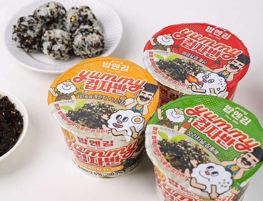 Yummy Gim Cups: Korean Laver On-the-Go! (1 BOX / 12EA)