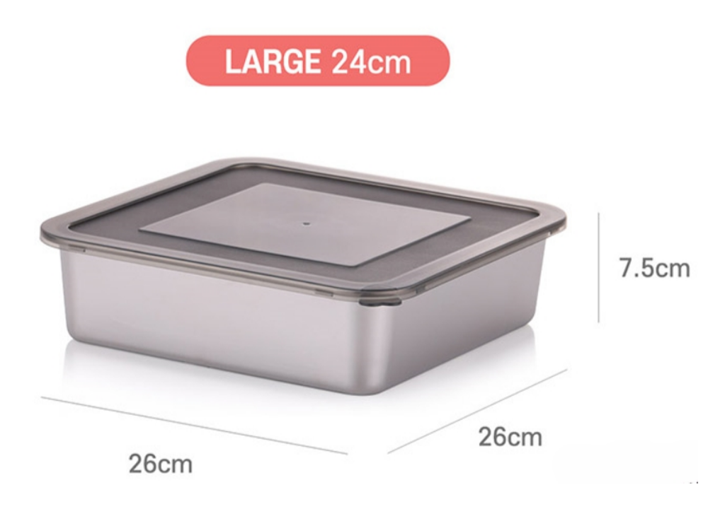 🍽️ Ultimate Kitchen Essential - Premium Stainless Steel Cooking & Storage Kitchenware 🍳✨ (3 sizes)