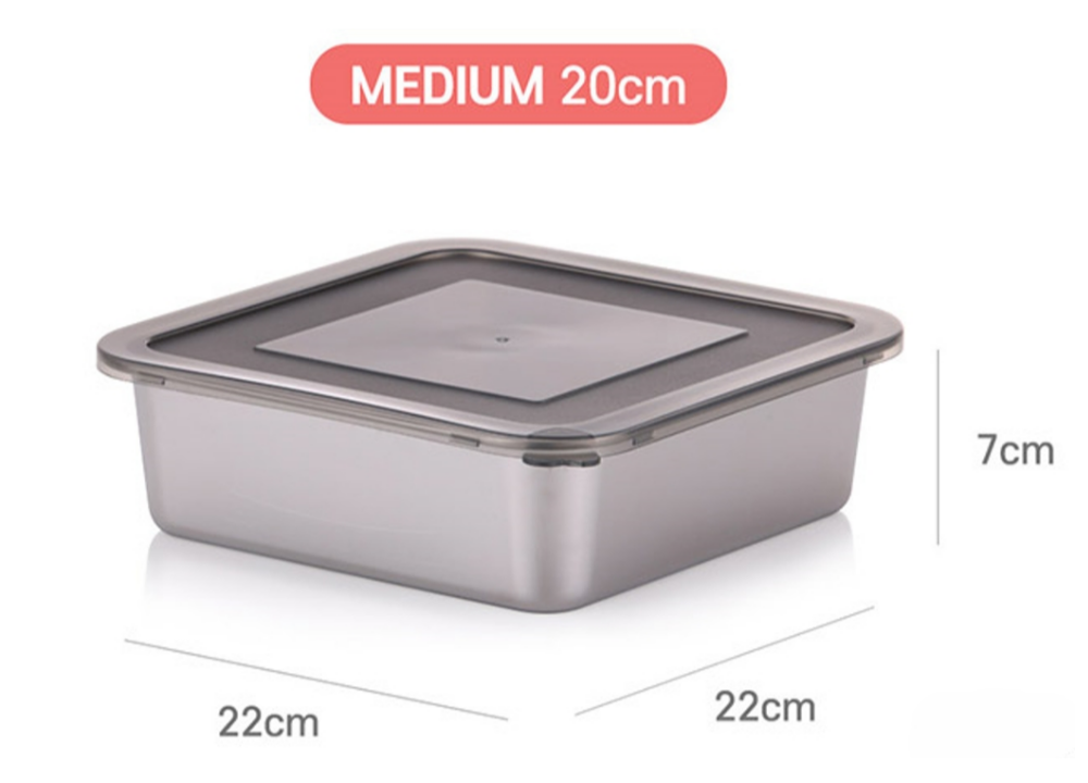 🍽️ Ultimate Kitchen Essential - Premium Stainless Steel Cooking & Storage Kitchenware 🍳✨ (3 sizes)
