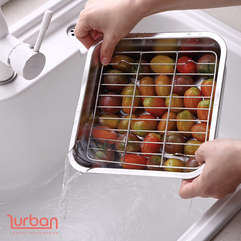 🍽️ Ultimate Kitchen Essential - Premium Stainless Steel Cooking & Storage Kitchenware 🍳✨ (3 sizes)