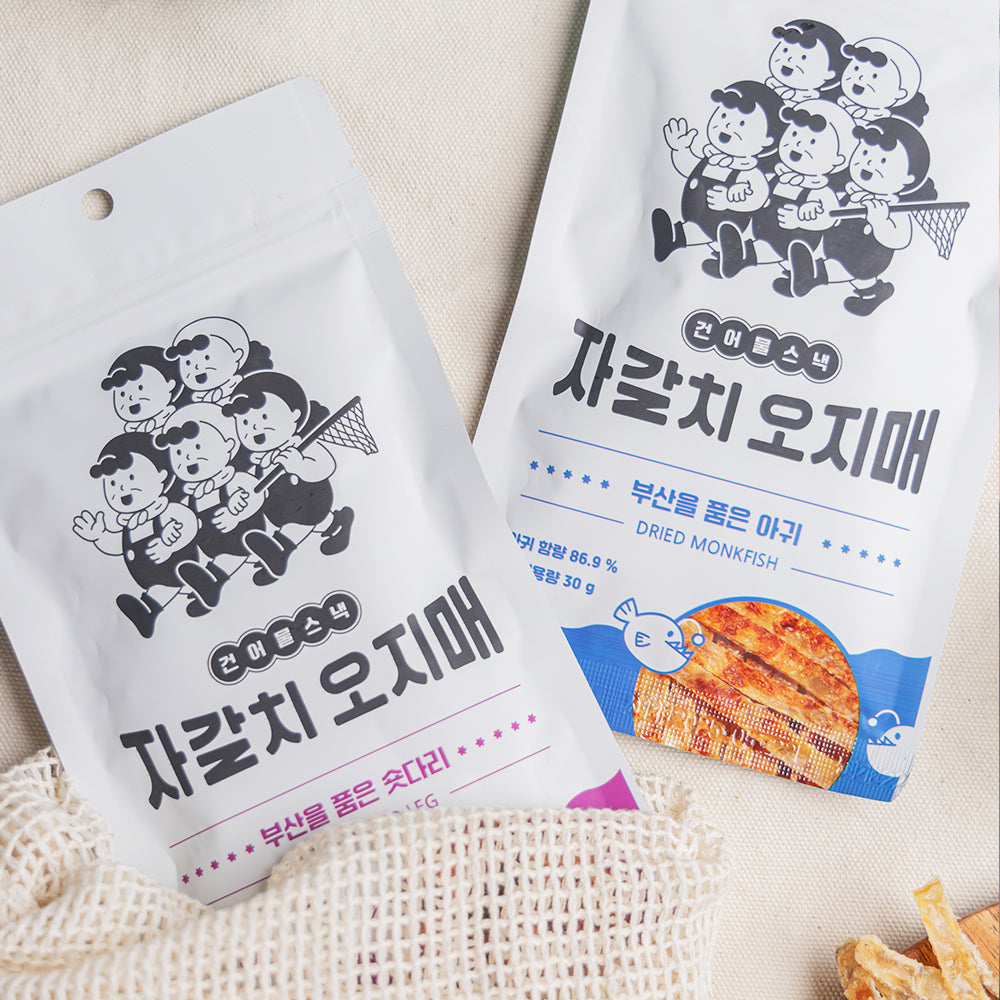 Premium Dried Seafood Snacks from Busan 🌊 (set of 6ea)