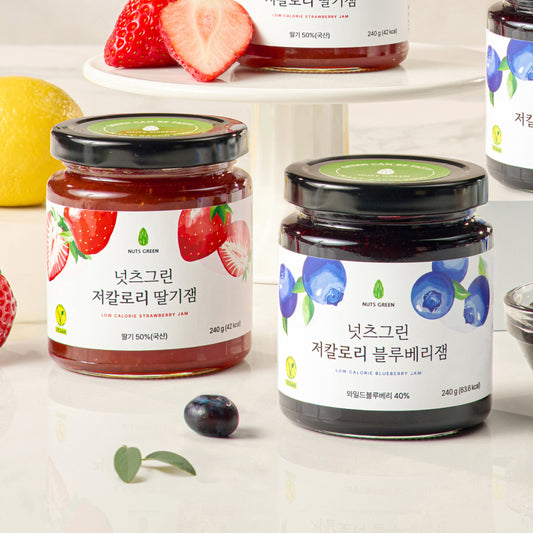 Guilt-Free Fruit Jelly — Sweet, Light, and Clean! (Strawberry🍓, Blueberry🫐)