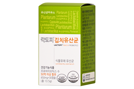 Lactopy Kimchi Probiotics - Daily Gut Health with Korean Fermentation Power