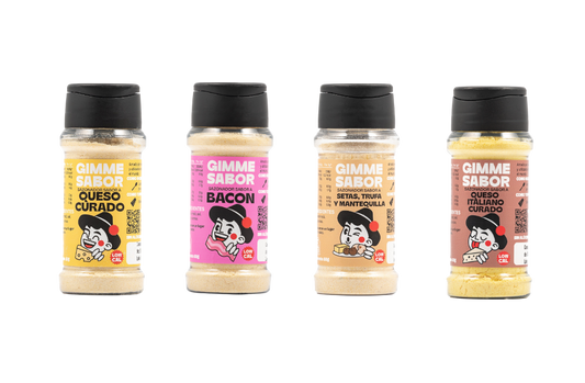Gimme Sabor Seasoning - 4 Flavors Set (3+1 Pack Bundle)