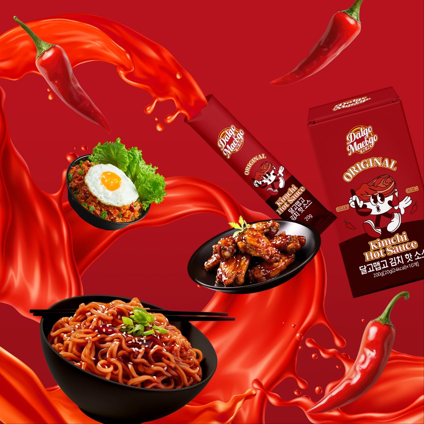 🌶️ Kimchi Hot Sauce (2ea Set)