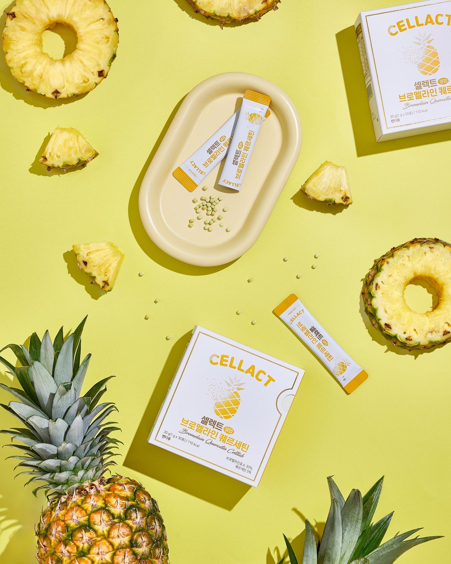 🍍Chewable Bromelain Quercetin - Pineapple Enzyme