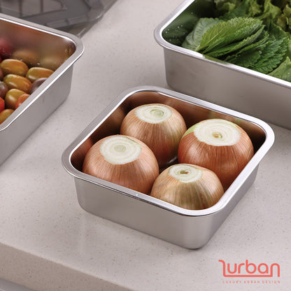 🍽️ Ultimate Kitchen Essential - Premium Stainless Steel Cooking & Storage Kitchenware 🍳✨ (3 sizes)