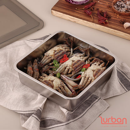 🍽️ Ultimate Kitchen Essential - Premium Stainless Steel Cooking & Storage Kitchenware 🍳✨ (3 sizes)